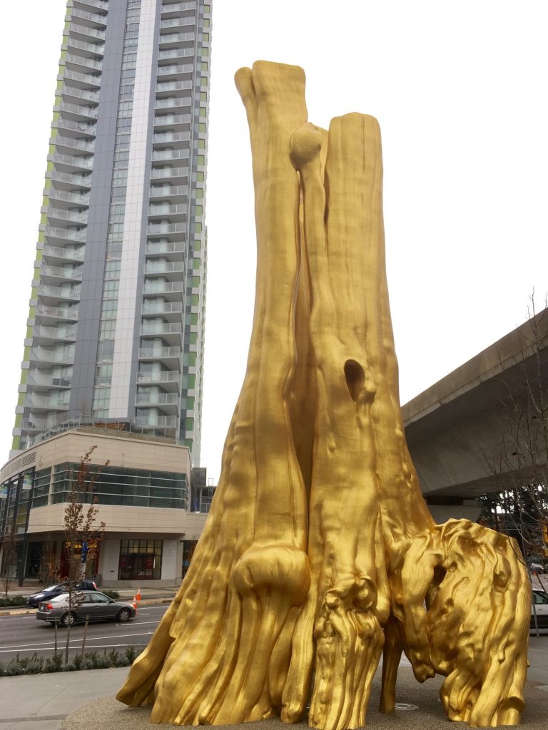 Douglas Coupland Golden Tree public art