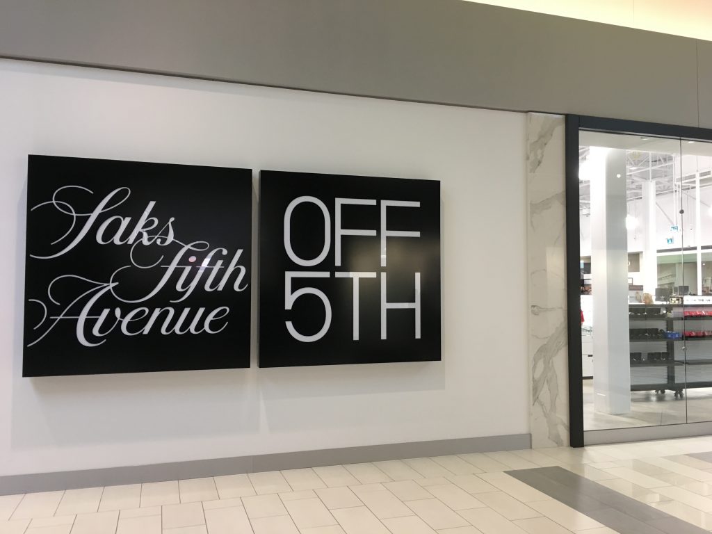 Saks Fifth Avenue outlet at Tsawwassen Mills