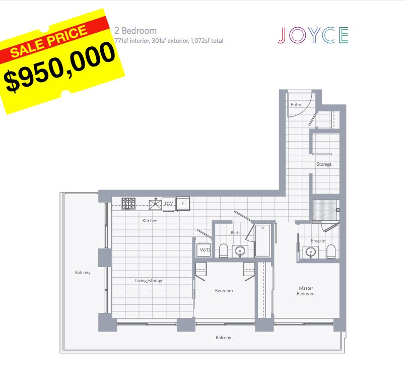 Two bedroom plan