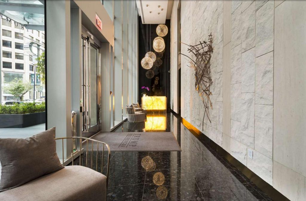 Trump Tower Vancouver listing - lobby
