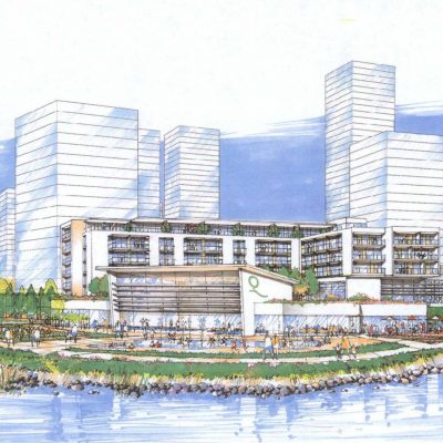 Beedie Fraser Mills Coquitlam waterfront rendering