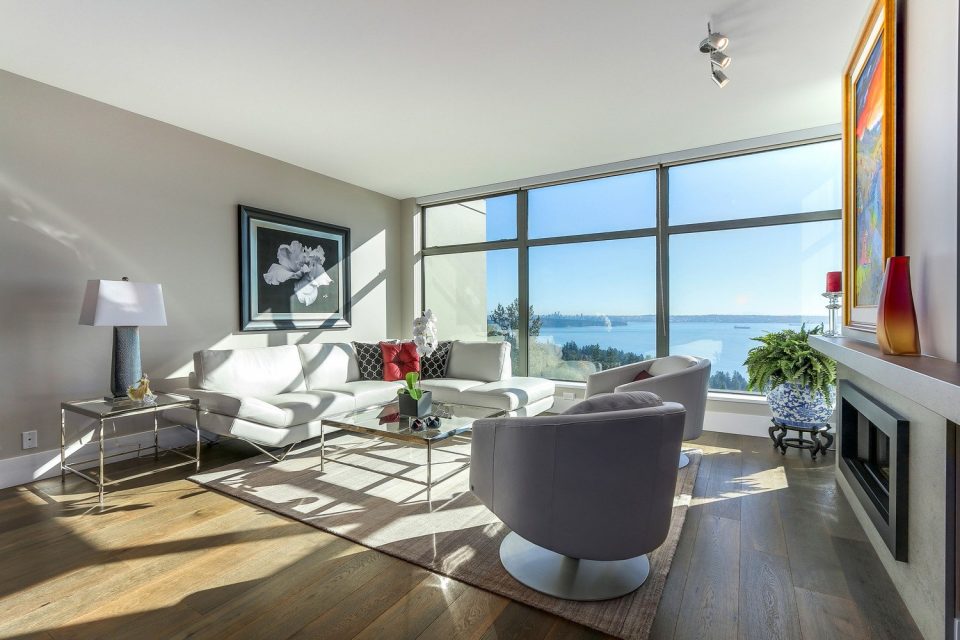 503 3315 CYPRESS PLACE West Vancouver living room views