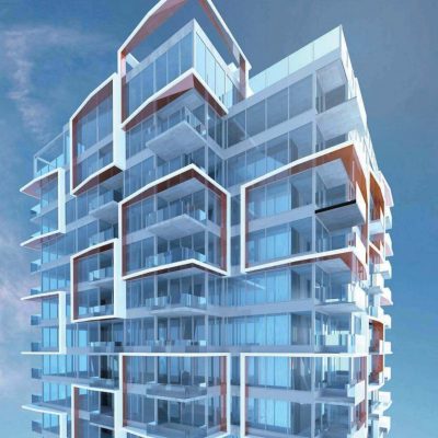 810 Agnes New Westminster tower rendering