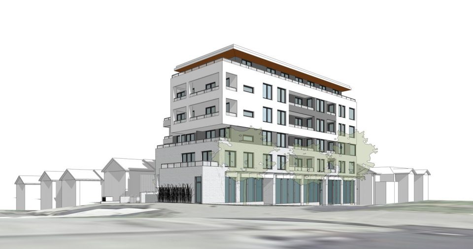 815-825 Commercial Drive and 1680 Adanac Street rendering