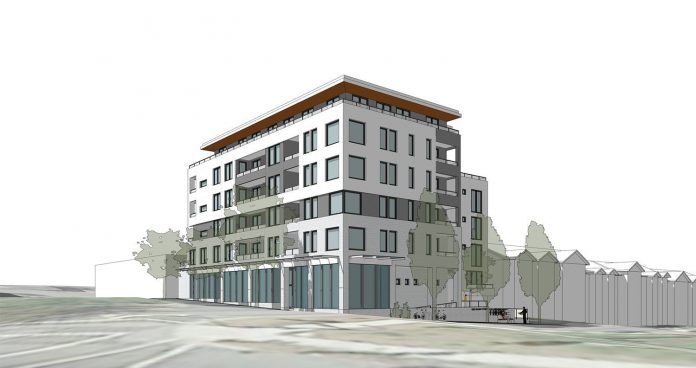 815-825 Commercial Drive and 1680 Adanac Street rendering