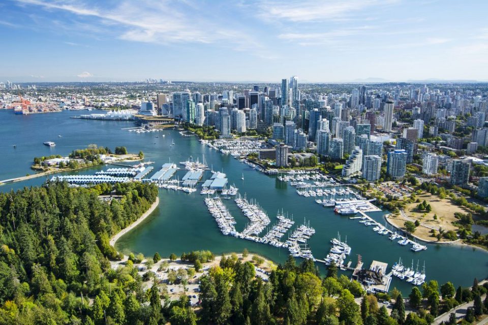 Vancouver city skyline