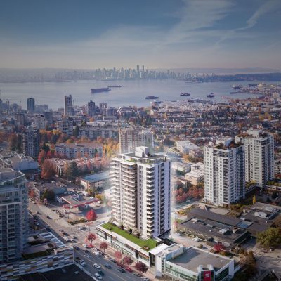 The Lonsdale North Vancouver rental apartments Birdseye View