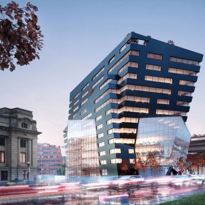 The Onyx Office Building by Rize Vancouver rendering