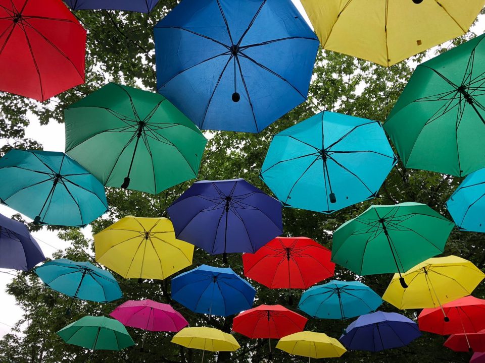Yaletown Public Art Umbrellas