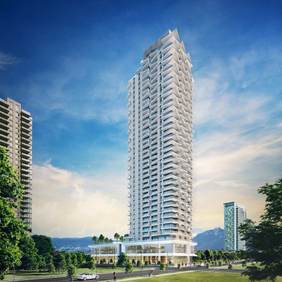 Akimbo Burnaby condo tower profile