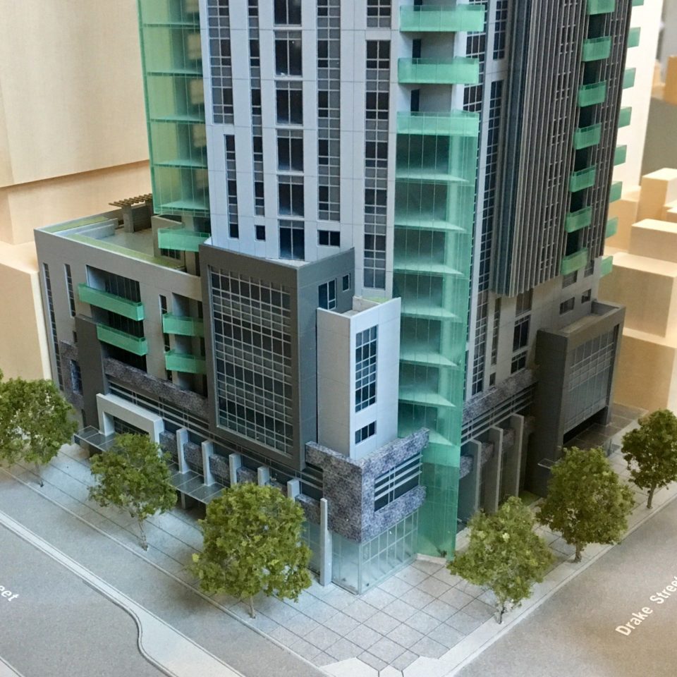 1290 Hornby Street tower model open house