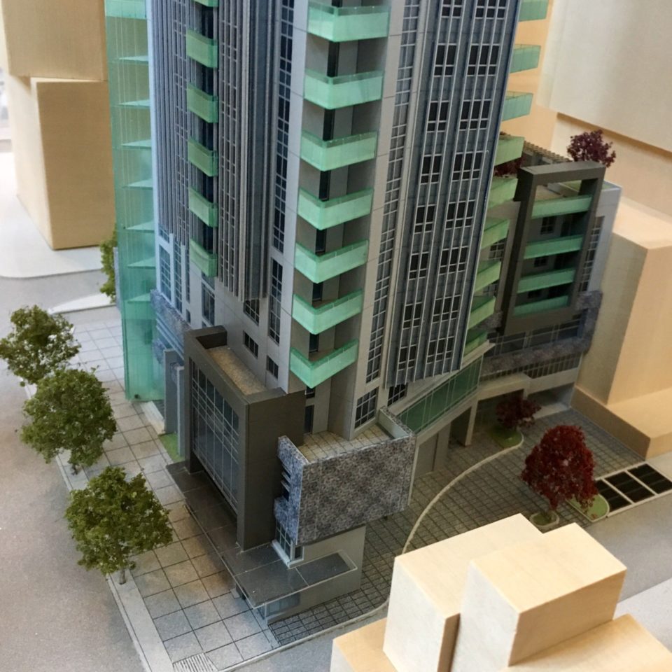 1290 Hornby Street tower model open house