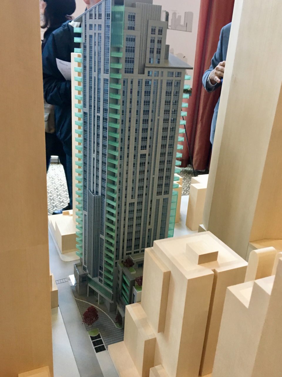 1290 Hornby Street tower model open house