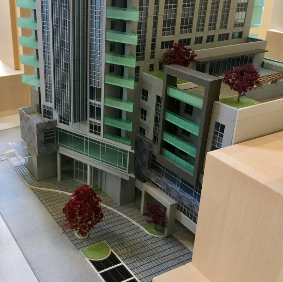 1290 Hornby Street tower model open house