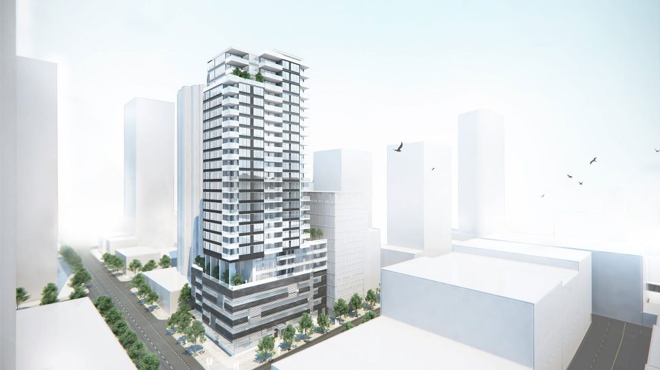 The Smithe tower rendering