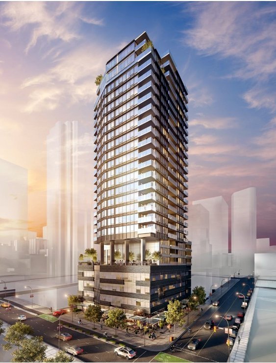 The Smithe tower rendering