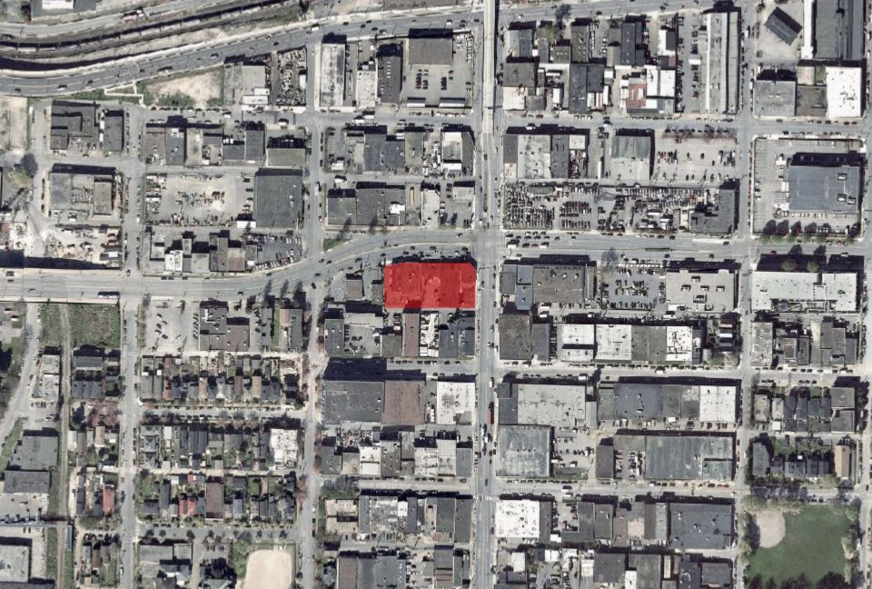 East Hastings and Clark Onni development location