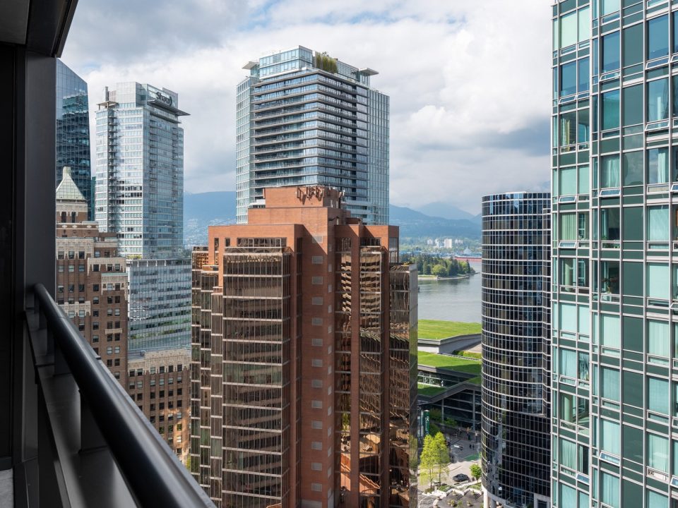 View of Stanley Park and Coal Harbour