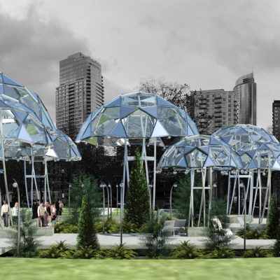 Siu Architecture Umbrellas Nelson Park