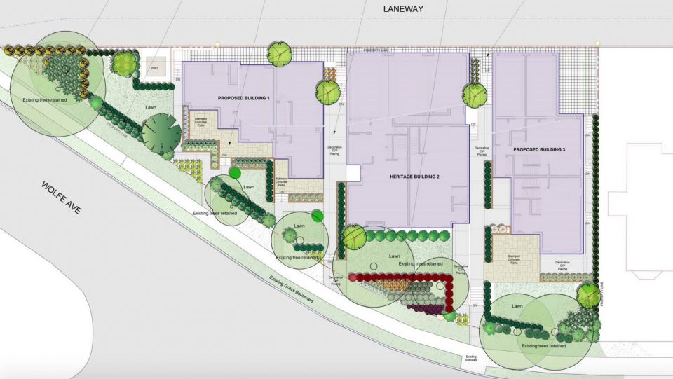 1215 West 16th Avenue site plan