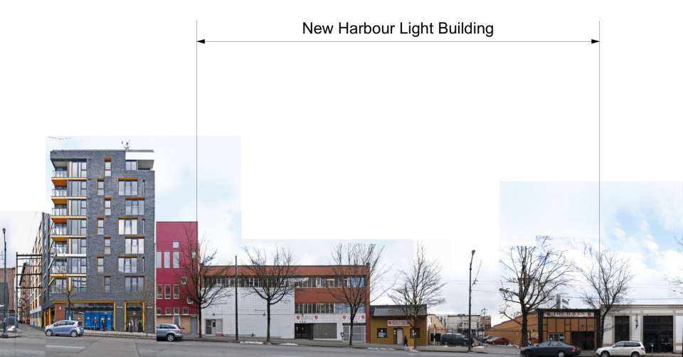 New Harbour Light streetscape