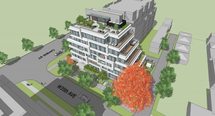 485 West 35th and Cambie rendering