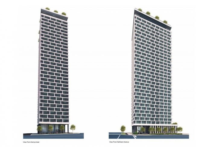 Rental tower renderings