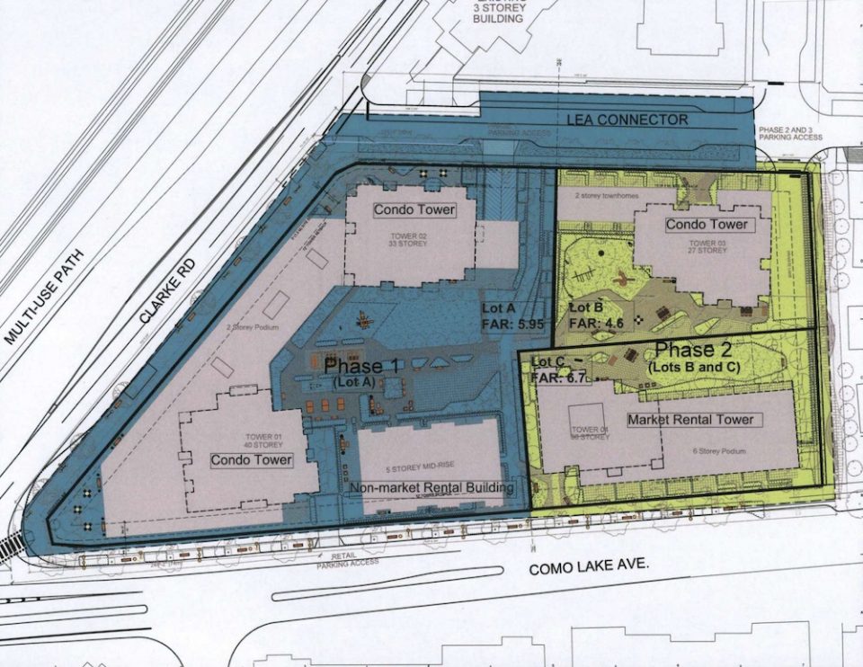 Intergulf Coquitlam site plan