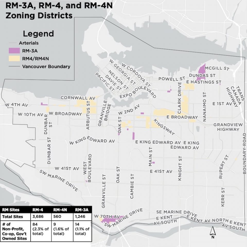 RM-3A, RM-4, and RM-4N Zoning Districts