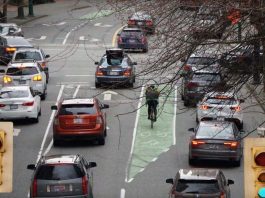 Smithe Street cycling bike lane upgrades