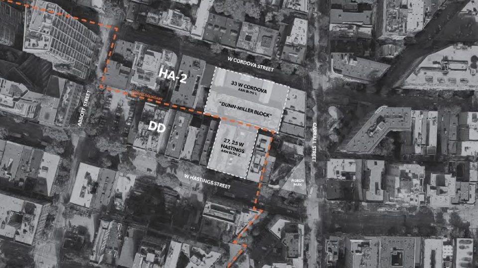 The Cohen Block site context