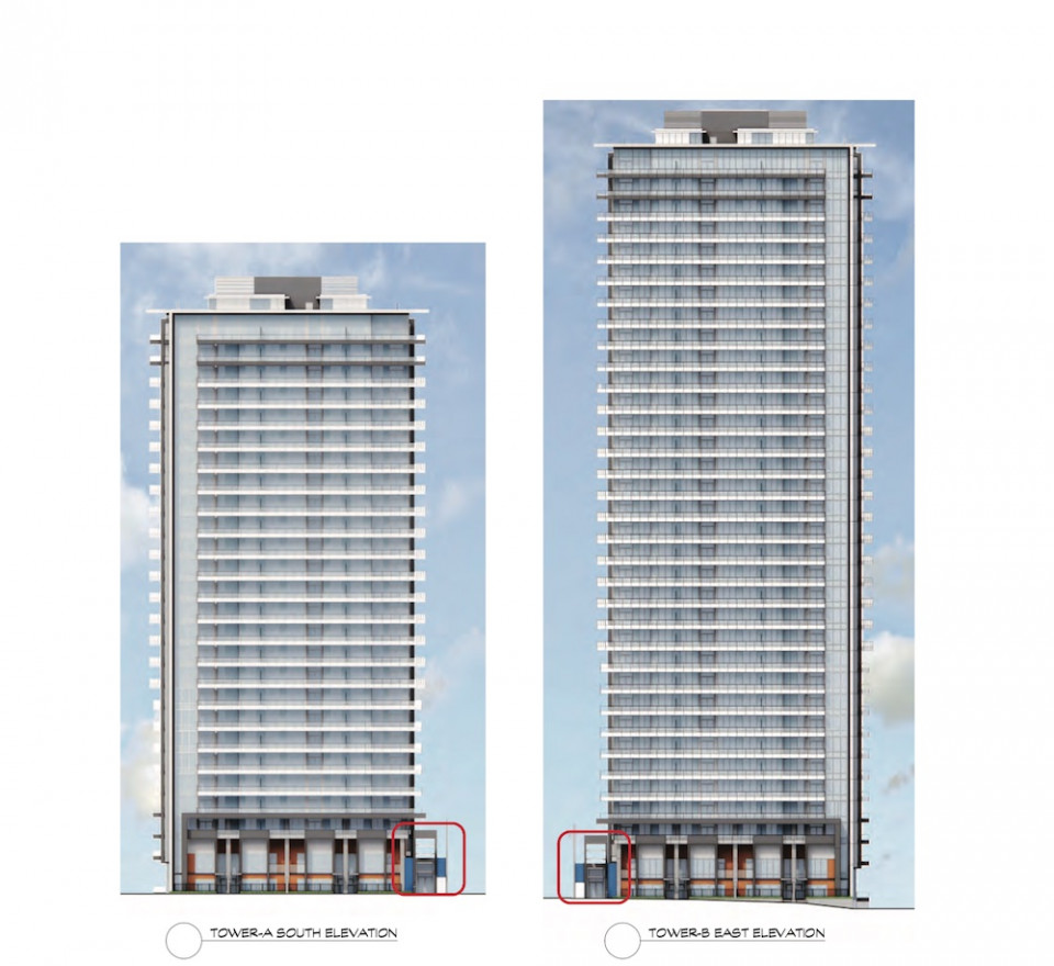 Latimer Village tower rendering