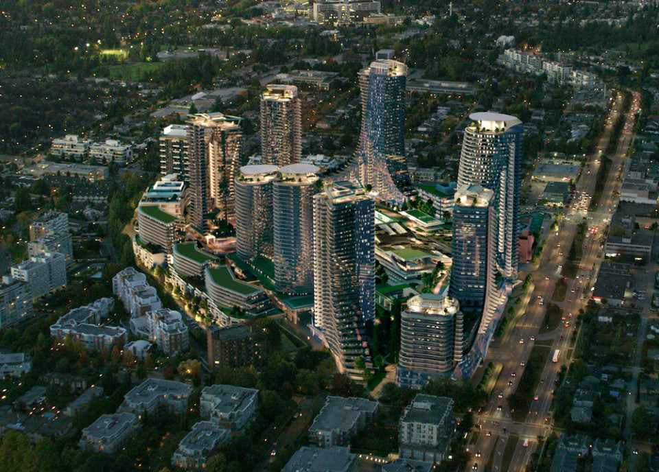 Rendering of Oakridge redevelopment