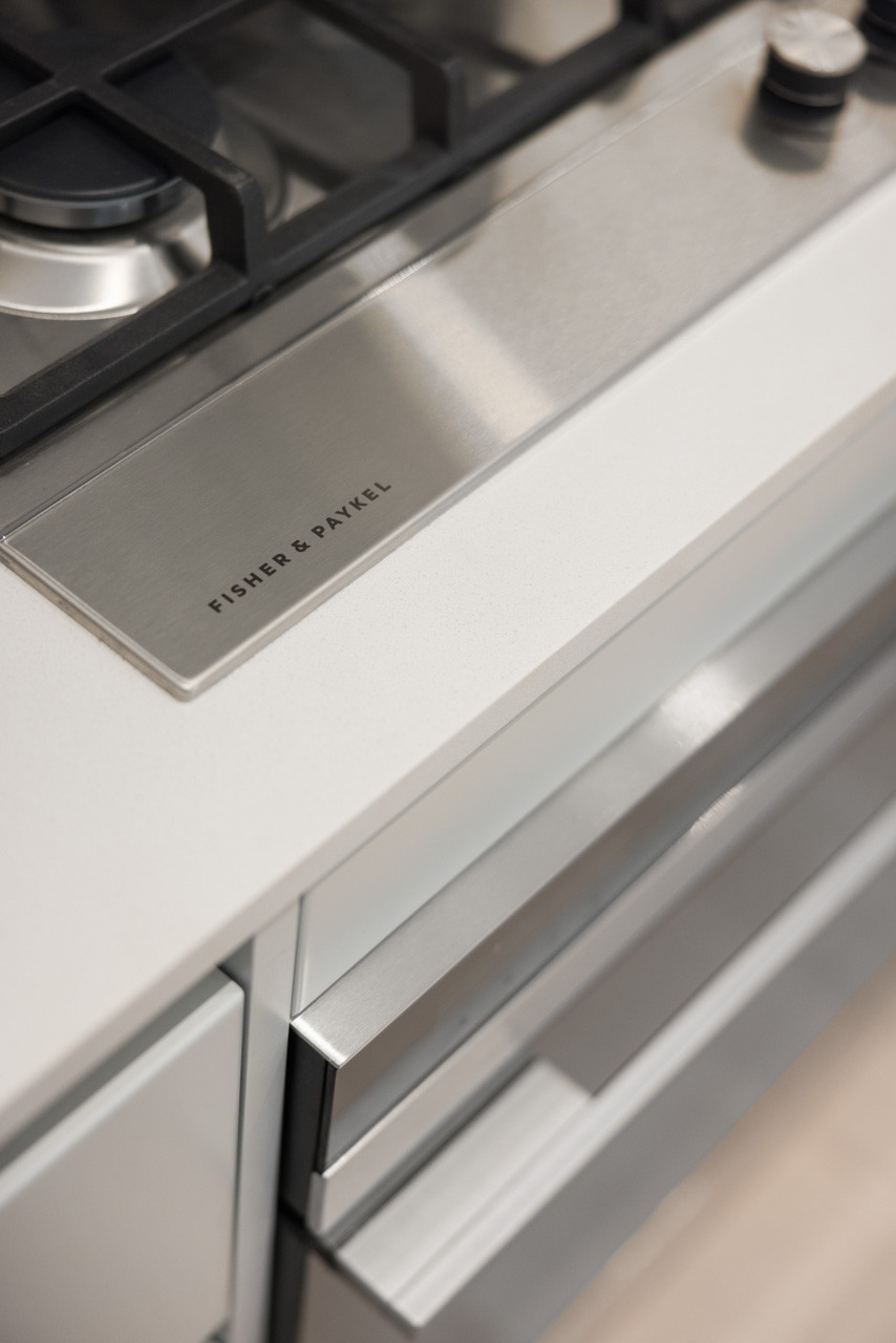 The home features Fisher & Paykel appliances