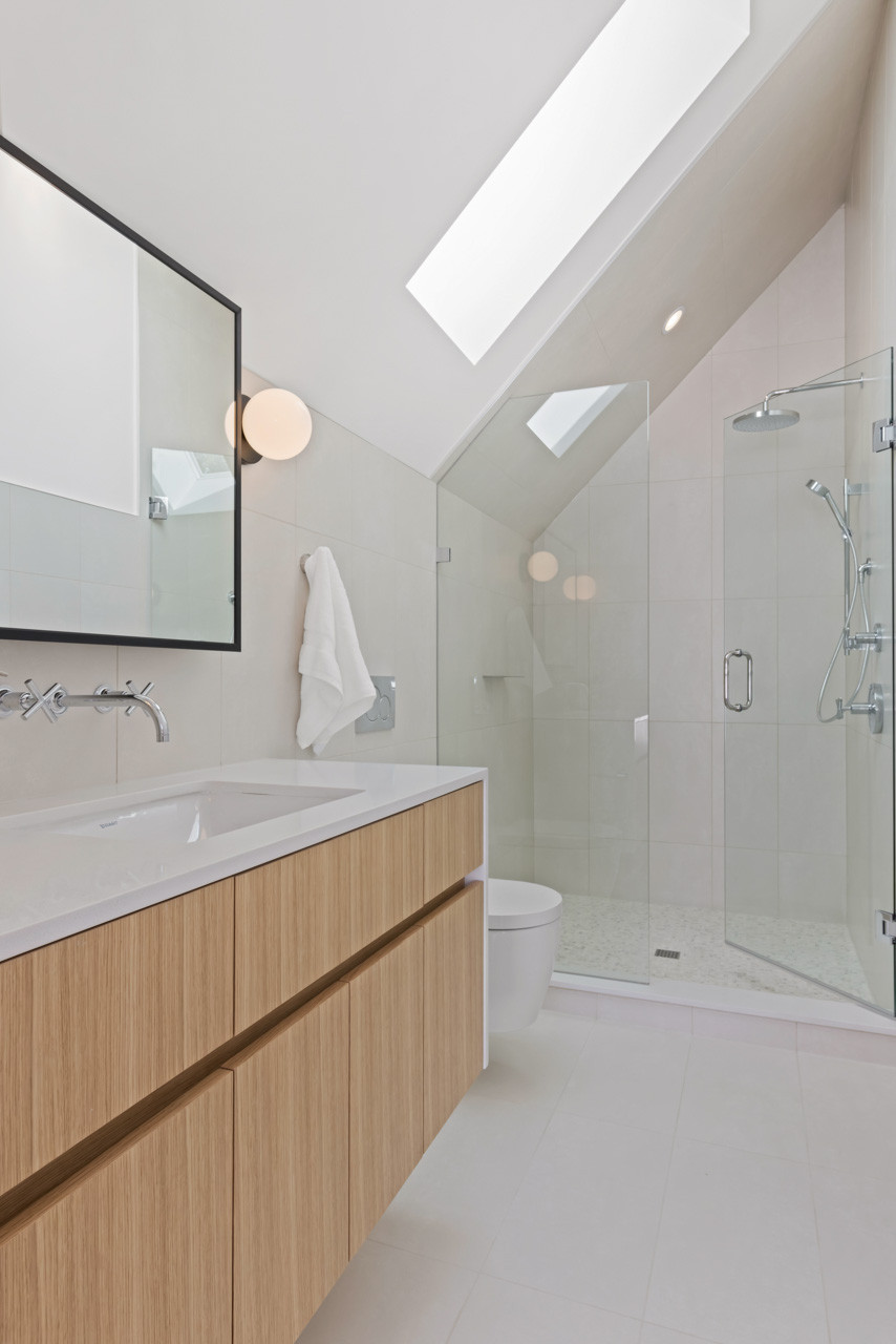 Bathroom with skylight