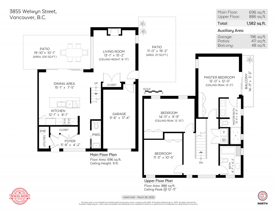 Floor plan of 3855 Welwyn Street