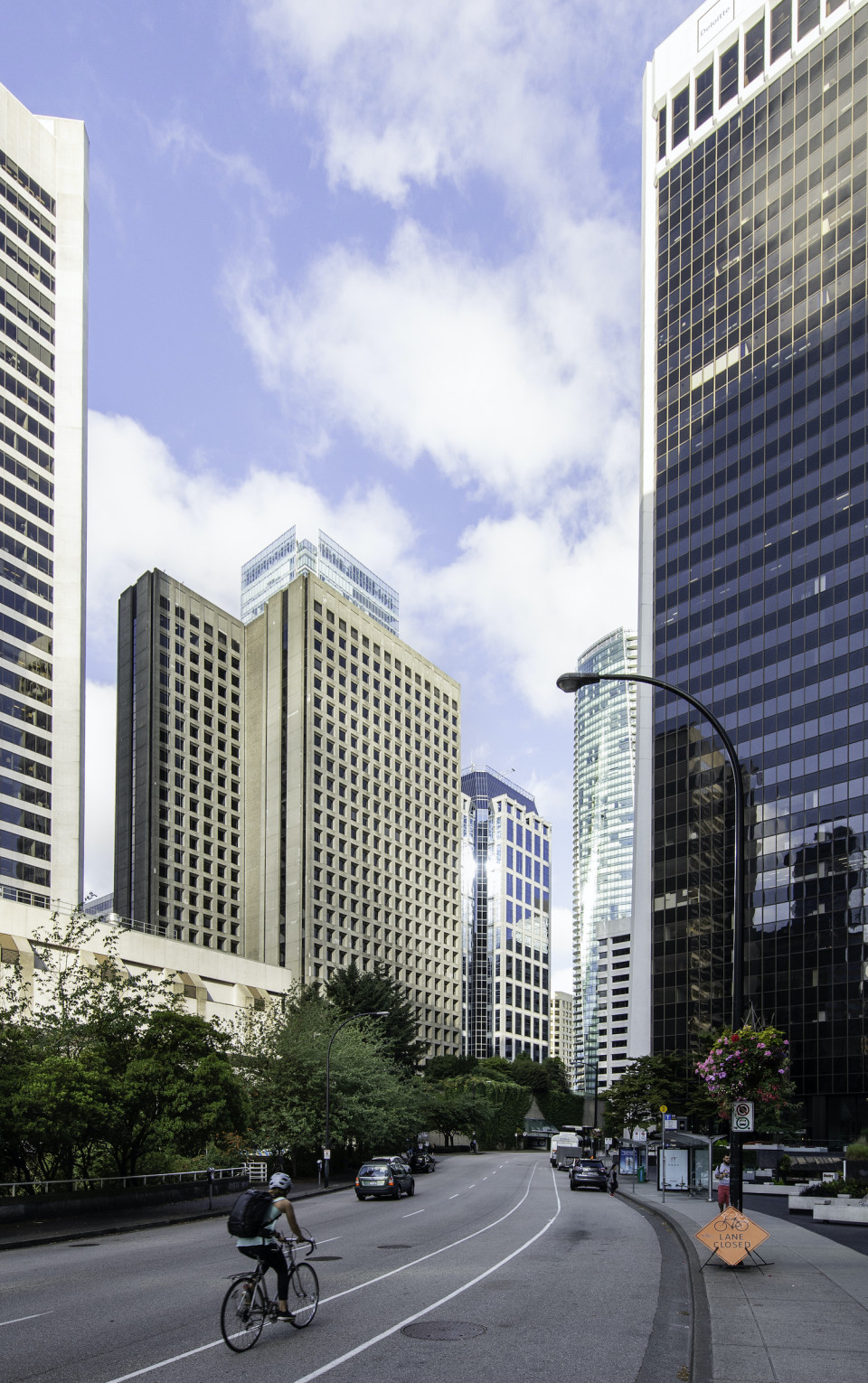 Arthur Erickson Place as seen from Dunsmuir