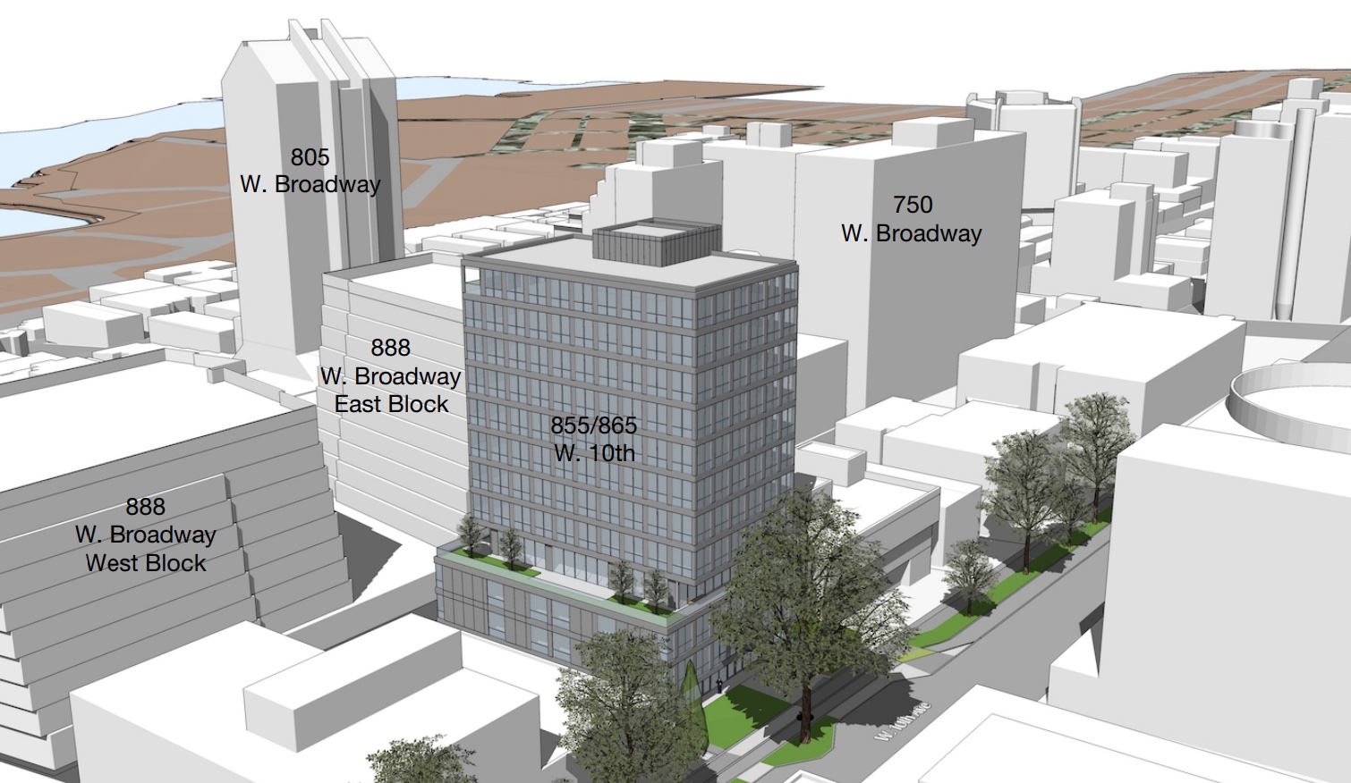VGH office tower - West 10th Avenue - amenity space