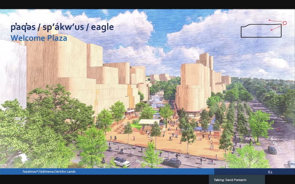 Eagle concept welcome plaza