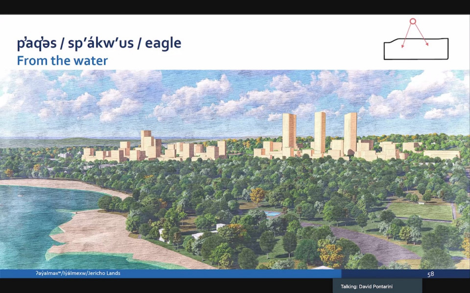Eagle concept from the water, , Jericho Lands redevelopment