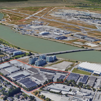 Aerial of Richmond development site