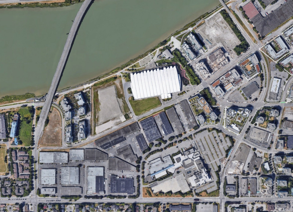 Richmond development site aerial