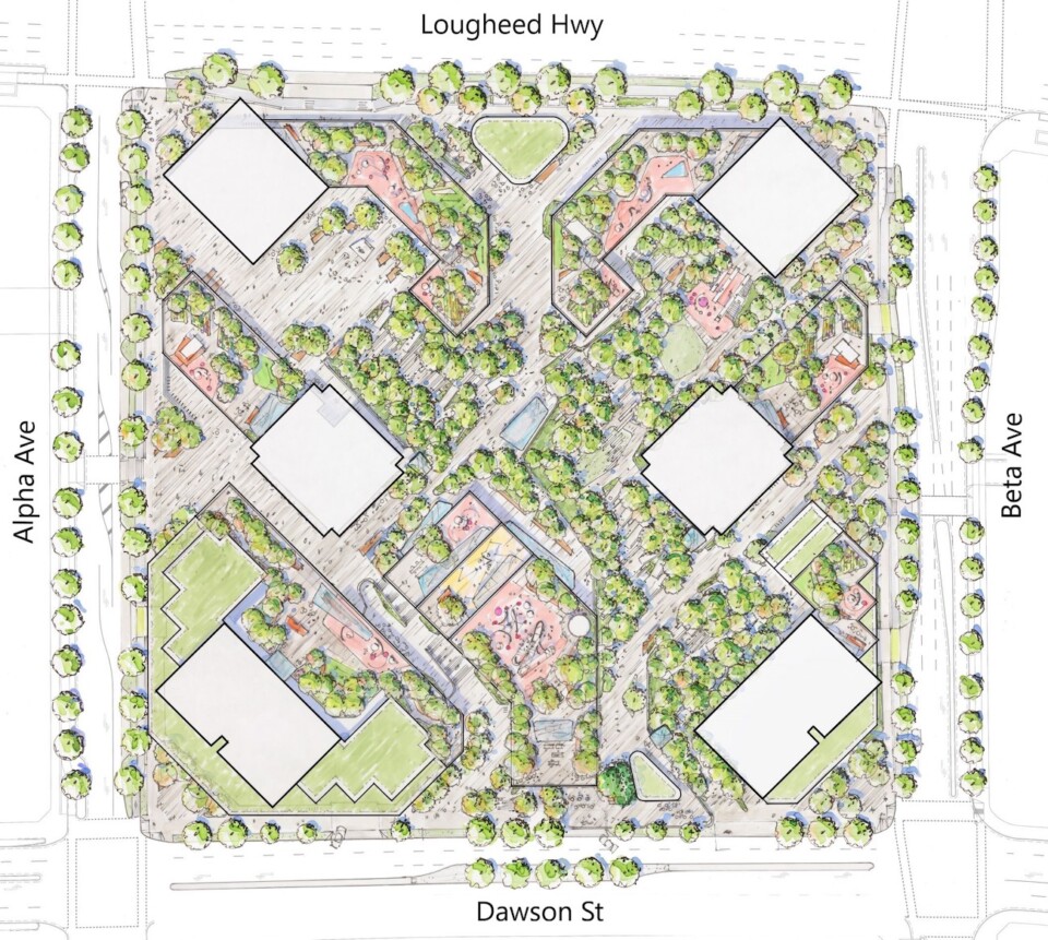 Grosvenor Brentwood master plan overall site plan