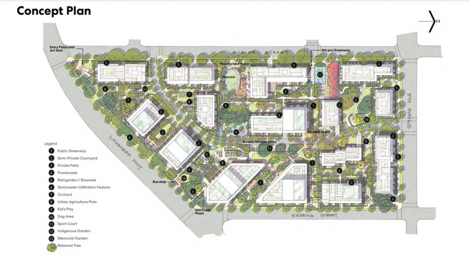 Overall concept plan Skeena Terrace