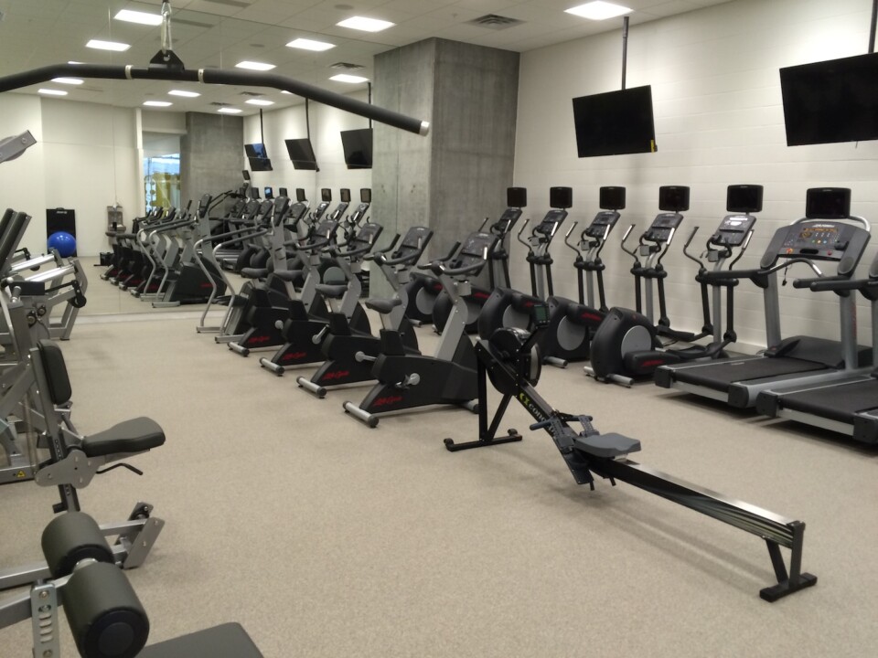LIV North on-site fitness facility