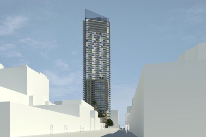 Concept view from Davie Street looking east
