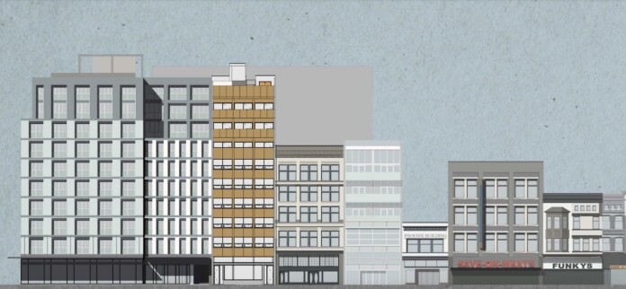 Future streetscape of 55 West Hastings